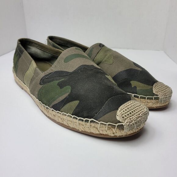 Valentino Garavani Mens Camo Espadrilles Size 8